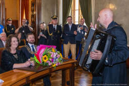 Dymna Anna, Miszalski Aleksander, prezydent, przewodniczący, spotkanie, Kosek Jakub, Honorowa Obywa