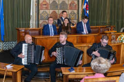 Dymna Anna, Miszalski Aleksander, prezydent, przewodniczący, spotkanie, Kosek Jakub, Honorowa Obywa