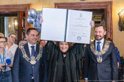 Dymna Anna, Miszalski Aleksander, prezydent, przewodniczący, spotkanie, Kosek Jakub, Honorowa Obywa