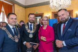 Anna Dymna, honorowa obywatelka Krakowa, gratulacje, Boniecki, Jaśkowiec, Klaman, Baran, Jazgar