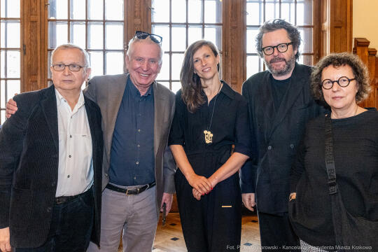 Anna Dymna, honorowa obywatelka Krakowa, gratulacje, Boniecki, Jaśkowiec, Klaman, Baran, Jazgar