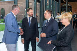 umk_0934.jpg-Miszalski Aleksander, prezydent, Kosek Jakub, korpus konsularny, MUFO, spotkanie