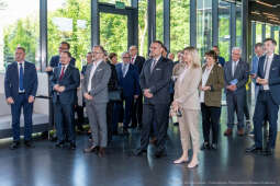 umk_0960.jpg-Miszalski Aleksander, prezydent, Kosek Jakub, korpus konsularny, MUFO, spotkanie