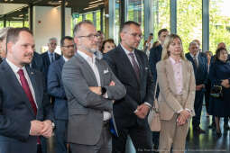 umk_0971.jpg-Miszalski Aleksander, prezydent, Kosek Jakub, korpus konsularny, MUFO, spotkanie