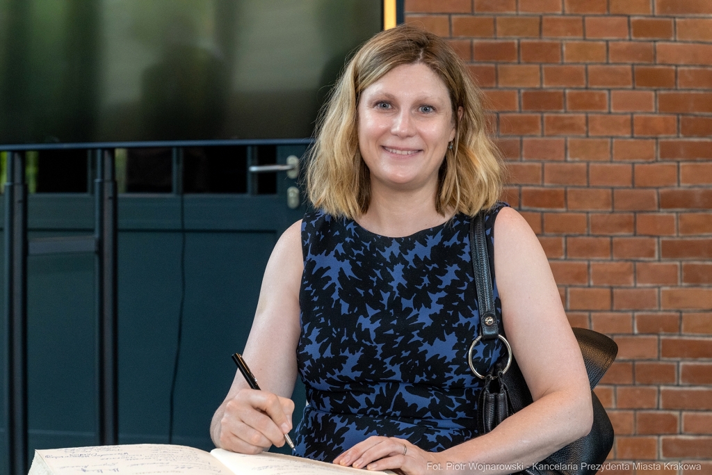 umk_1049.jpg-Miszalski Aleksander, prezydent, Kosek Jakub, korpus konsularny, MUFO, spotkanie  Autor: P. Wojnarowski