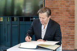 umk_1068.jpg-Miszalski Aleksander, prezydent, Kosek Jakub, korpus konsularny, MUFO, spotkanie