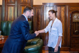 Magdalena Różczka, Miszalski, Fundacja „Ukochani”, spotkanie, Prezydent Krakowa