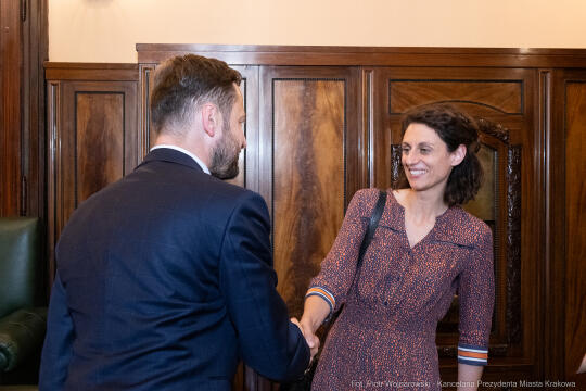 Magdalena Różczka, Miszalski, Fundacja „Ukochani”, spotkanie, Prezydent Krakowa