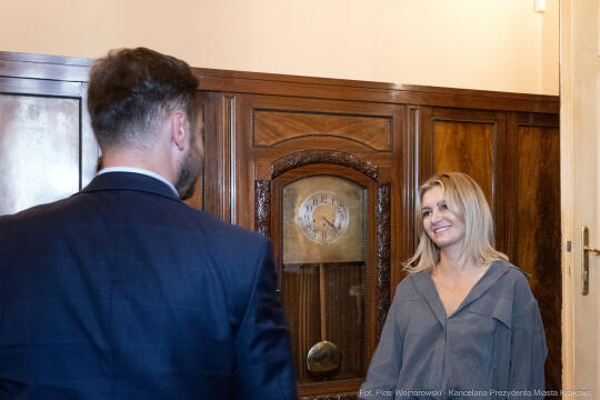 Magdalena Różczka, Miszalski, Fundacja „Ukochani”, spotkanie, Prezydent Krakowa