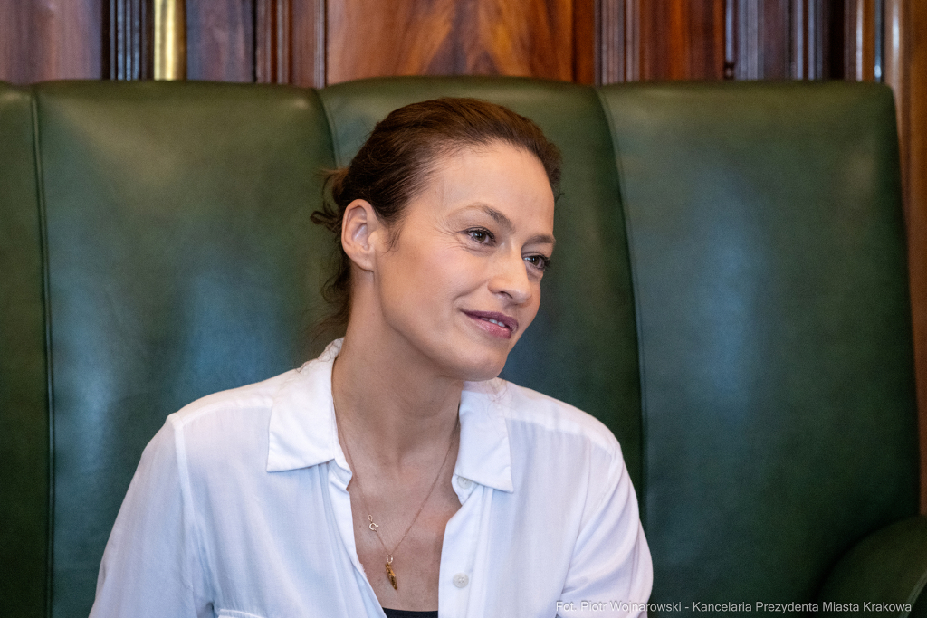 Magdalena Różczka, Miszalski, Fundacja „Ukochani”, spotkanie, Prezydent Krakowa  Autor: P. Wojnarowski