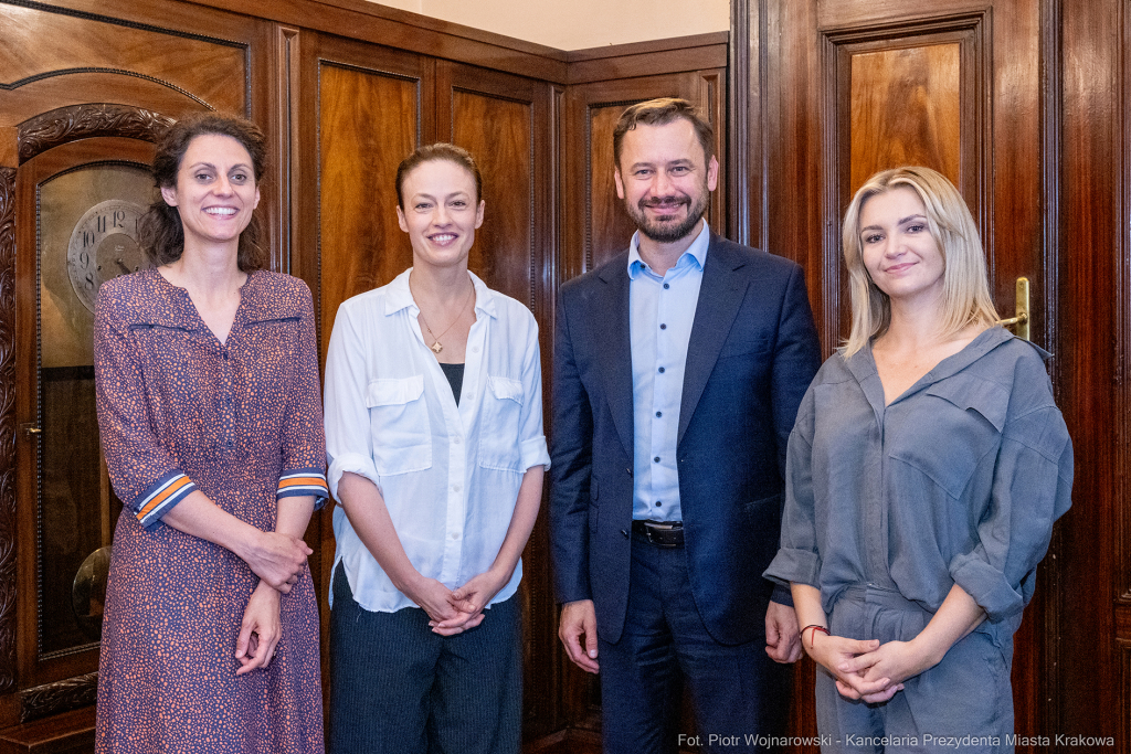 Magdalena Różczka, Miszalski, Fundacja „Ukochani”, spotkanie, Prezydent Krakowa  Autor: P. Wojnarowski