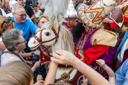 harce, lajkonik, 2024, Rynek, Sęk Niezabitowski, haracz, pochód