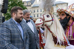 harce, lajkonik, 2024, Rynek, Sęk Niezabitowski, haracz, pochód