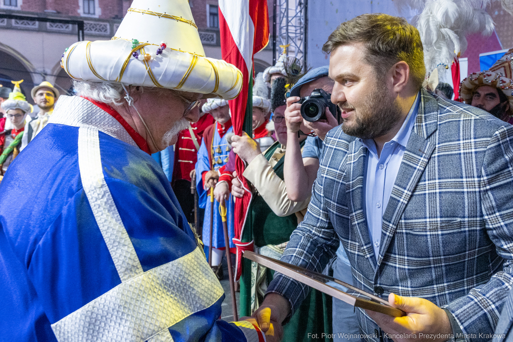 harce, lajkonik, 2024, Rynek, Sęk Niezabitowski, haracz, pochód  Autor: P. Wojnarowski