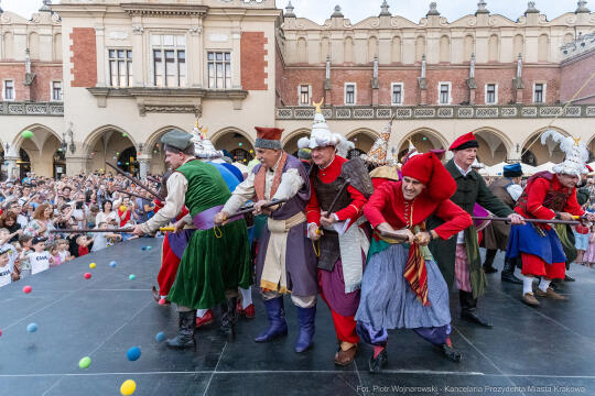 harce, lajkonik, 2024, Rynek, Sęk Niezabitowski, haracz, pochód