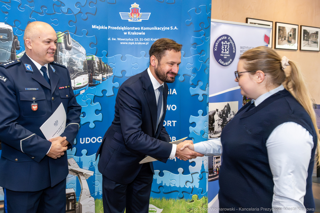 kierowcy, motorniczowie, nagrody, MPK, Miszalski, ratunek, pomoc, empatia  Autor: P. Wojnarowski