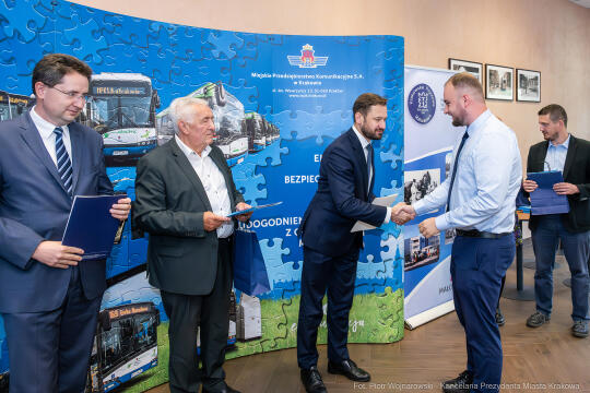 kierowcy, motorniczowie, nagrody, MPK, Miszalski, ratunek, pomoc, empatia