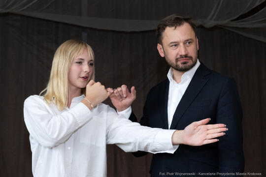 Miszalski, młodzież, debata, VIII LO, 8 Liceum Ogólnokształcące, siatkówka, nowa hala,