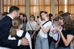 Miszalski, młodzież, debata, VIII LO, 8 Liceum Ogólnokształcące, siatkówka, nowa hala,