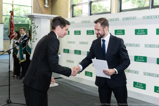 Miszalski, II LO, 2 liceum Ogólnokształcące, nagrody, uczniowie