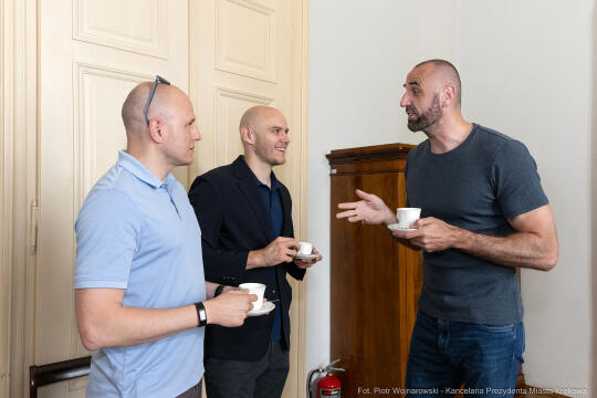Aleksander, Miszalski, Marcin Gortat, spotkanie, Kraków, fundacja