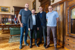 Aleksander, Miszalski, Marcin Gortat, spotkanie, Kraków, fundacja