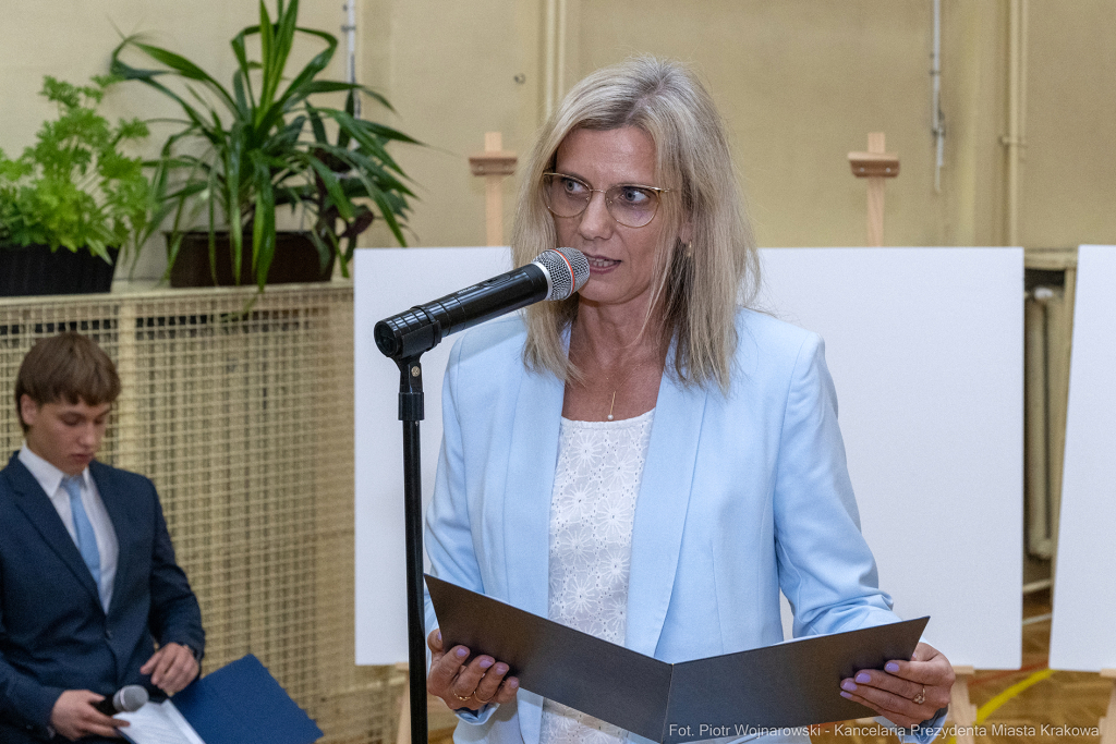 Maria Klaman, ZSO 1, 45 LO, Blachnickiego, zakończenie roku szkolnego  Autor: P. Wojnarowski