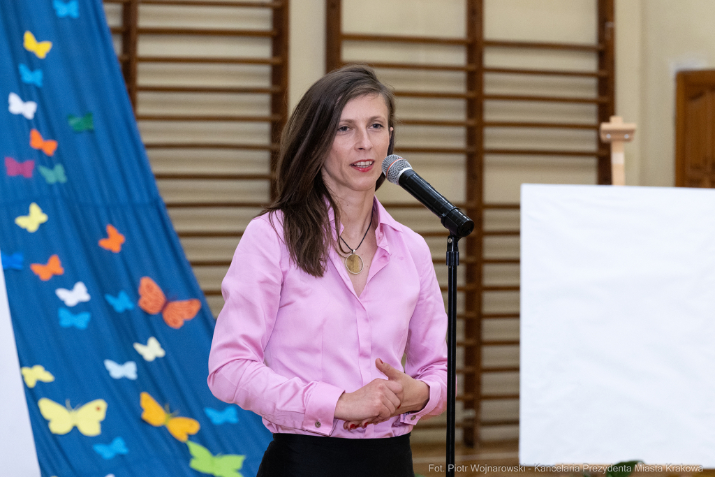 Maria Klaman, ZSO 1, 45 LO, Blachnickiego, zakończenie roku szkolnego  Autor: P. Wojnarowski