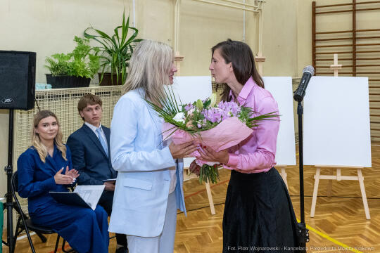 Maria Klaman, ZSO 1, 45 LO, Blachnickiego, zakończenie roku szkolnego