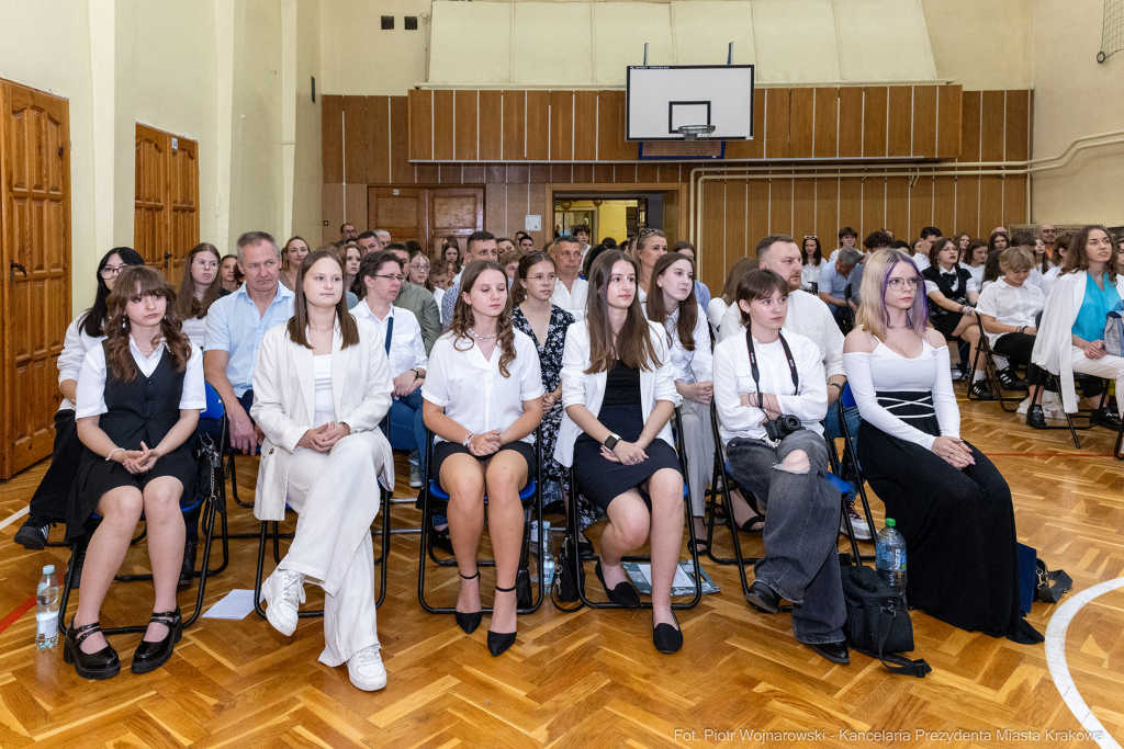 Maria Klaman, ZSO 1, 45 LO, Blachnickiego, zakończenie roku szkolnego  Autor: P. Wojnarowski