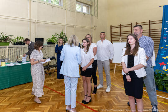 Maria Klaman, ZSO 1, 45 LO, Blachnickiego, zakończenie roku szkolnego