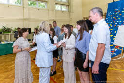 Maria Klaman, ZSO 1, 45 LO, Blachnickiego, zakończenie roku szkolnego