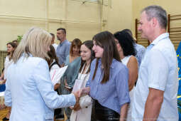 Maria Klaman, ZSO 1, 45 LO, Blachnickiego, zakończenie roku szkolnego