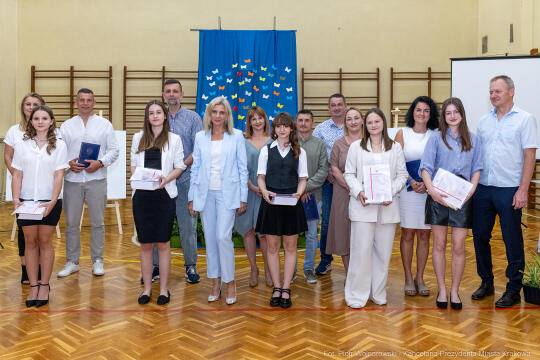 Maria Klaman, ZSO 1, 45 LO, Blachnickiego, zakończenie roku szkolnego