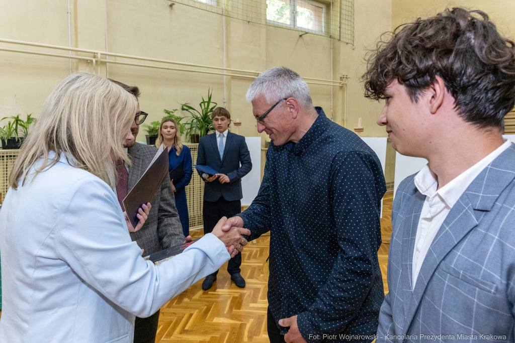 Maria Klaman, ZSO 1, 45 LO, Blachnickiego, zakończenie roku szkolnego  Autor: P. Wojnarowski