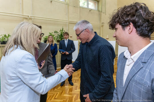 Maria Klaman, ZSO 1, 45 LO, Blachnickiego, zakończenie roku szkolnego