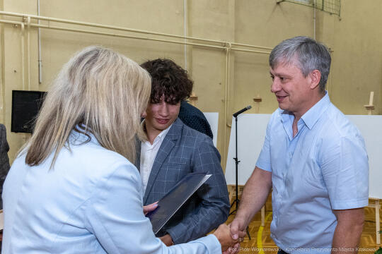 Maria Klaman, ZSO 1, 45 LO, Blachnickiego, zakończenie roku szkolnego