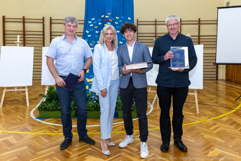 Maria Klaman, ZSO 1, 45 LO, Blachnickiego, zakończenie roku szkolnego  Autor: P. Wojnarowski