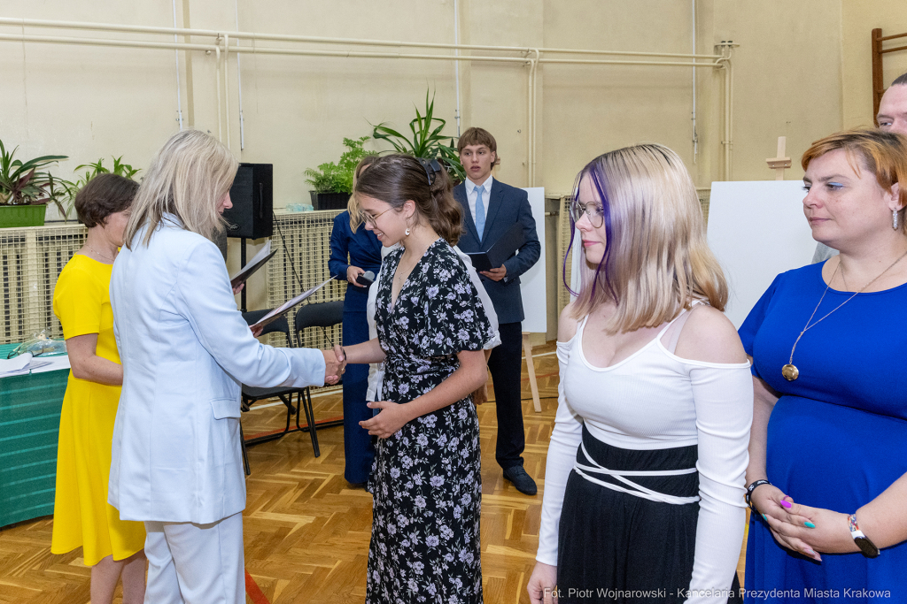 Maria Klaman, ZSO 1, 45 LO, Blachnickiego, zakończenie roku szkolnego  Autor: P. Wojnarowski