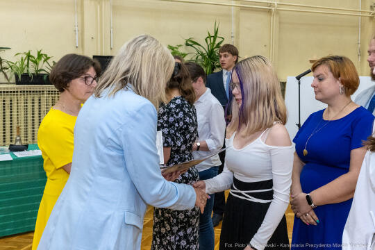 Maria Klaman, ZSO 1, 45 LO, Blachnickiego, zakończenie roku szkolnego