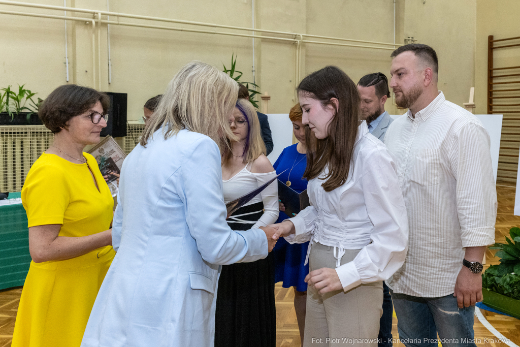 Maria Klaman, ZSO 1, 45 LO, Blachnickiego, zakończenie roku szkolnego  Autor: P. Wojnarowski