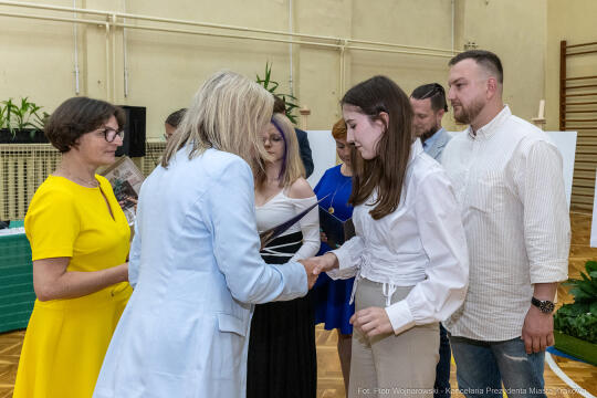 Maria Klaman, ZSO 1, 45 LO, Blachnickiego, zakończenie roku szkolnego