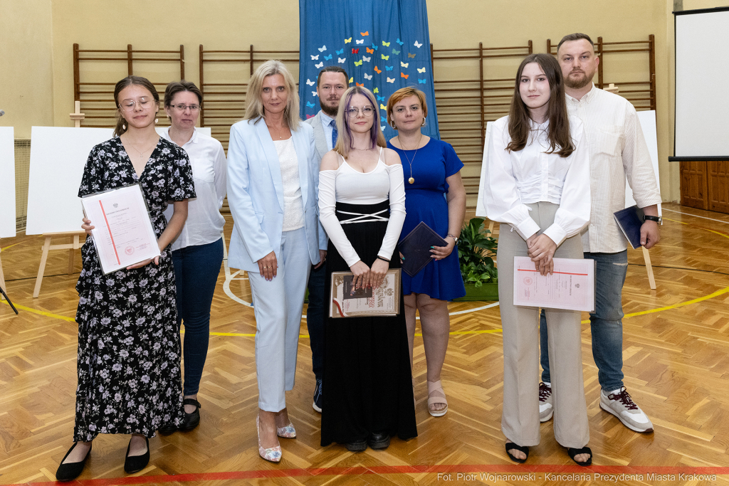 Maria Klaman, ZSO 1, 45 LO, Blachnickiego, zakończenie roku szkolnego  Autor: P. Wojnarowski