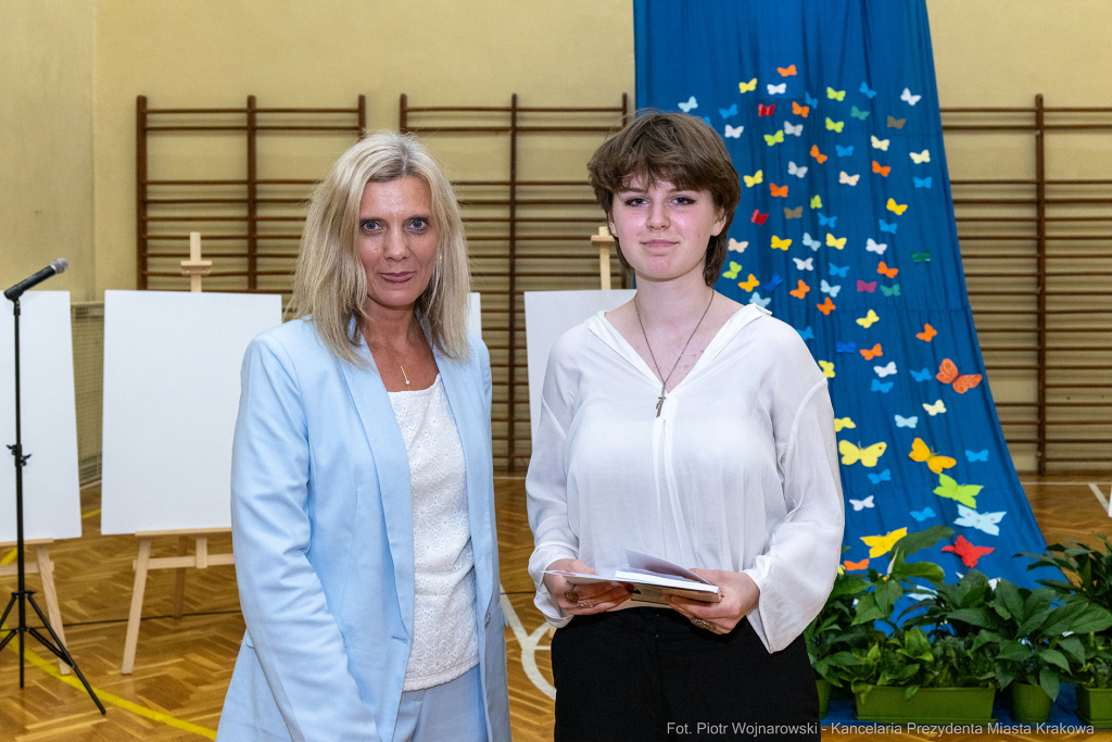 Maria Klaman, ZSO 1, 45 LO, Blachnickiego, zakończenie roku szkolnego  Autor: P. Wojnarowski