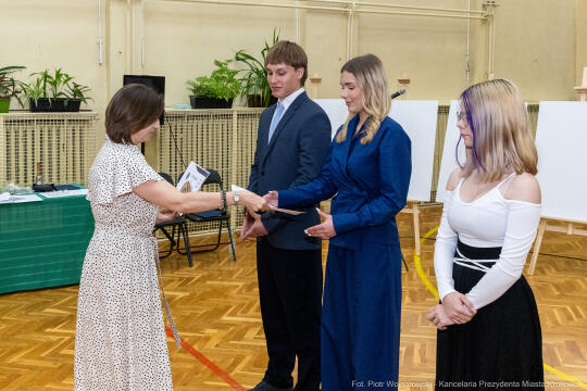 Maria Klaman, ZSO 1, 45 LO, Blachnickiego, zakończenie roku szkolnego