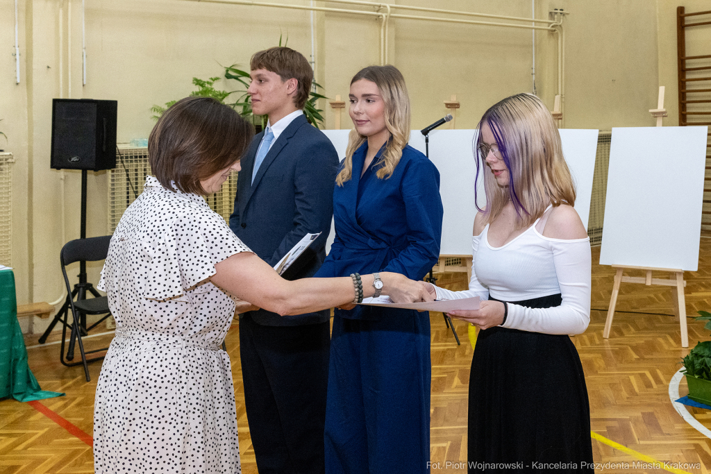 Maria Klaman, ZSO 1, 45 LO, Blachnickiego, zakończenie roku szkolnego  Autor: P. Wojnarowski