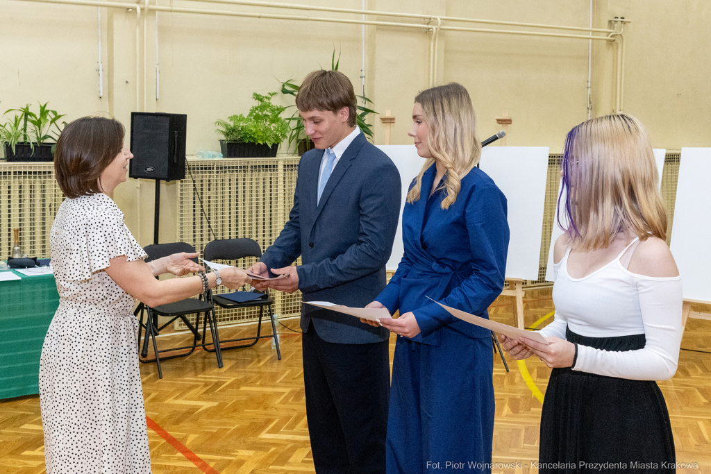 Maria Klaman, ZSO 1, 45 LO, Blachnickiego, zakończenie roku szkolnego  Autor: P. Wojnarowski