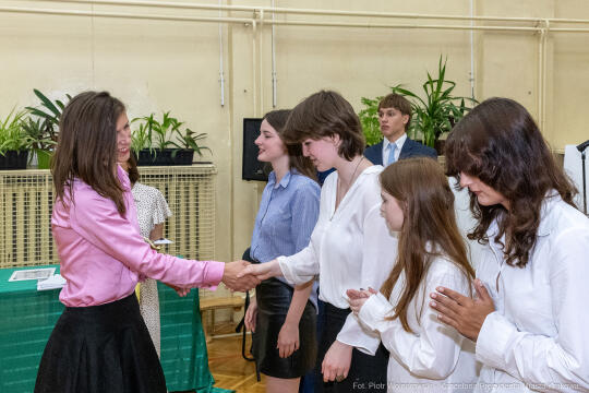 Maria Klaman, ZSO 1, 45 LO, Blachnickiego, zakończenie roku szkolnego