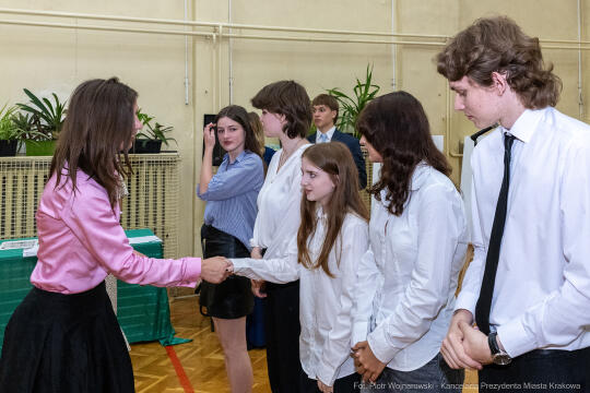 Maria Klaman, ZSO 1, 45 LO, Blachnickiego, zakończenie roku szkolnego