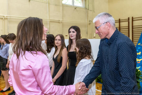 Maria Klaman, ZSO 1, 45 LO, Blachnickiego, zakończenie roku szkolnego